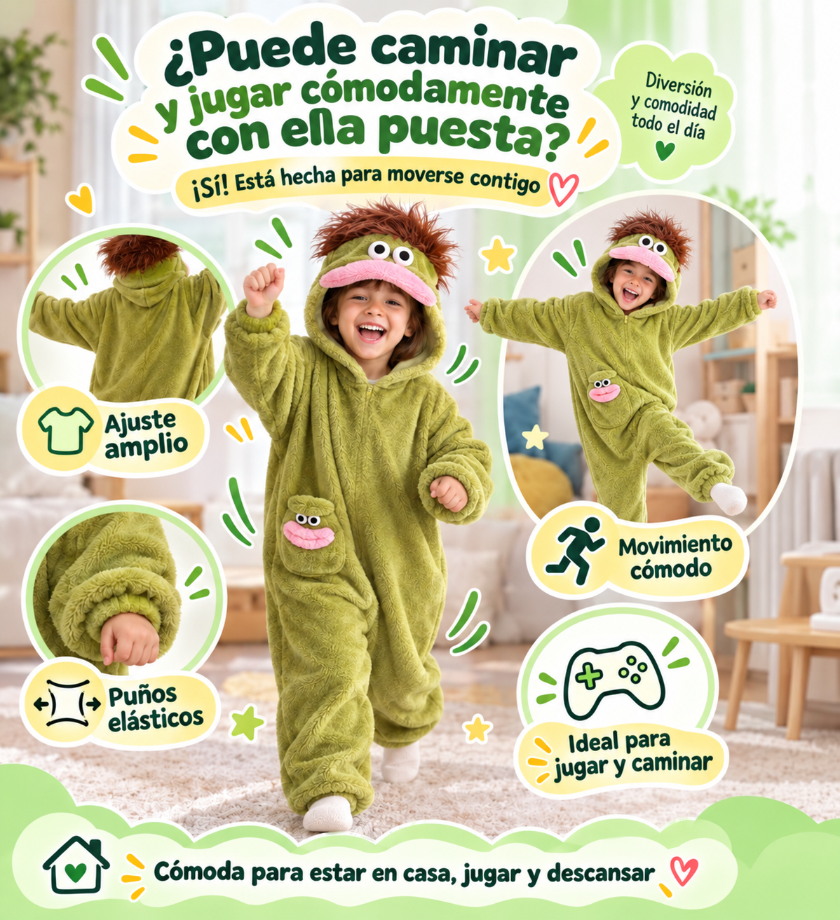 Pijama de Monstruo Divertido
