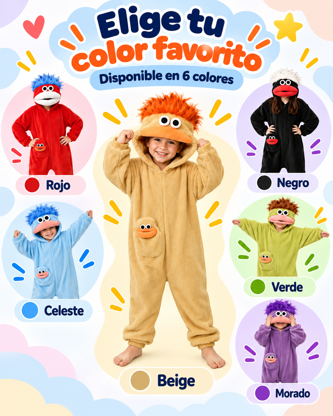 Pijama de Monstruo Divertido